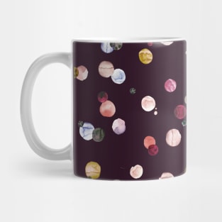 Watercolor Dots and Drops Mug